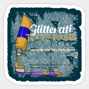 Glitterati Toothpaste - Spoof Sticker